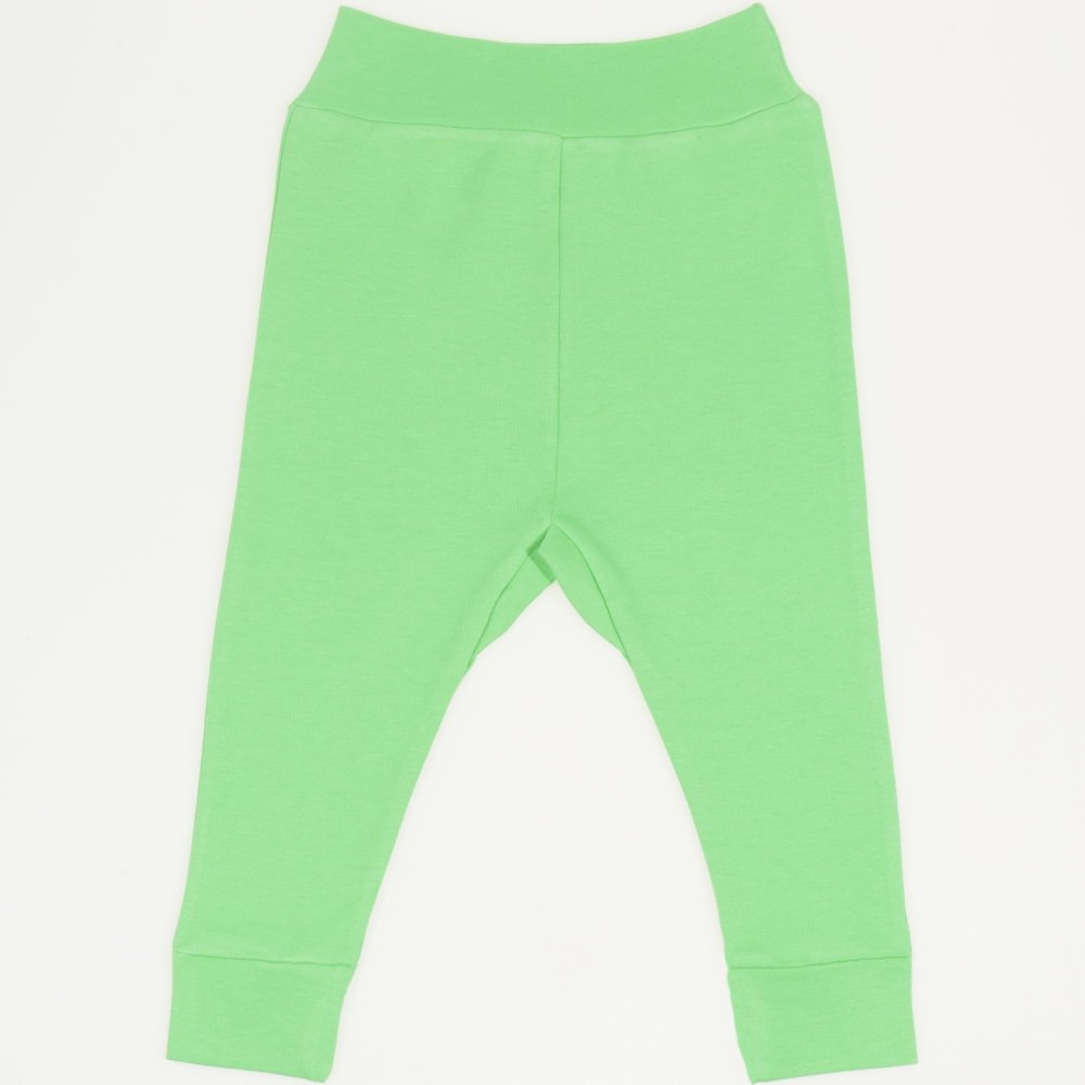 Pantaloni de casa cu manseta (izmene copii) irish green | liloo