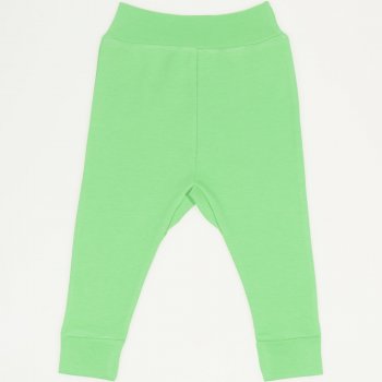 Pantaloni de casa cu manseta (izmene copii) irish green