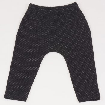 Pantaloni negri model puncte albe | liloo