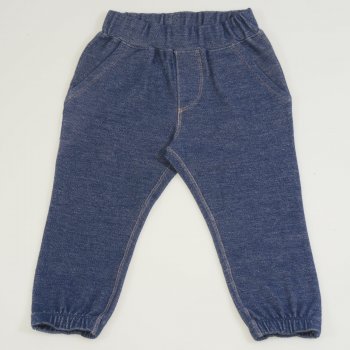 Blue nature organic cotton thin joggers