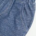 Pantaloni jogger bumbac organic albastru natur | liloo.ro