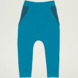 Pantaloni trening cu tur enamel blue