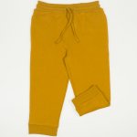 Pantaloni trening grosi buckthorn-brown cu buzunar | liloo.ro