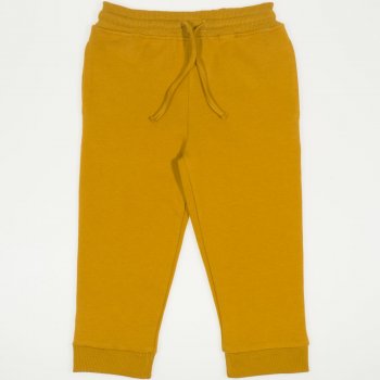Pantaloni trening grosi buckthorn-brown cu buzunar
