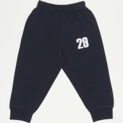 Pantaloni trening bleumarin imprimeu "29"