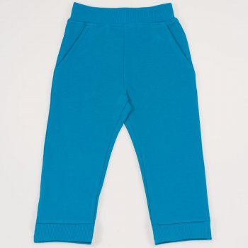 Enamel blue thin joggers