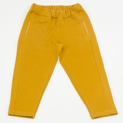 Pantaloni trening grosi buckthorn-brown cu buzunar