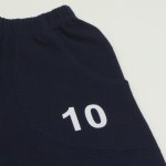 Navy blue joggers with pockets print "10" | liloo