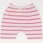 Beige shorts with cyclam stripes | liloo