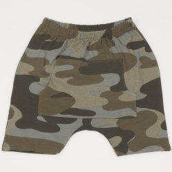 Play shorts with camouflage print