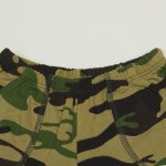 Pantaloni scurti imprimeu texturat camuflaj | liloo