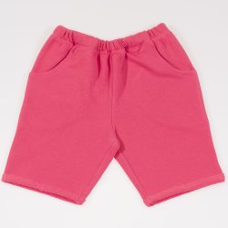 Knee-length shorts brick-red