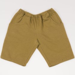 Knee-length shorts olive khaki