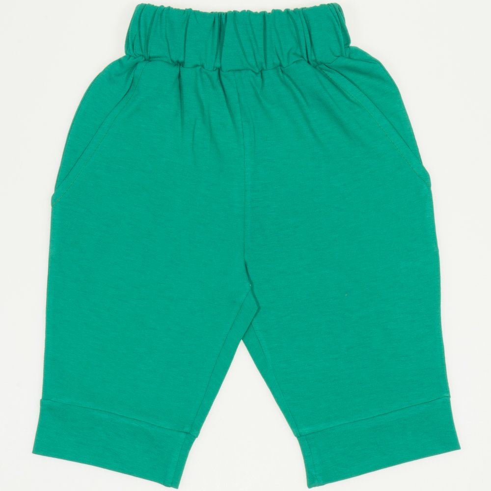 Pantaloni trei sferturi verde mint | liloo