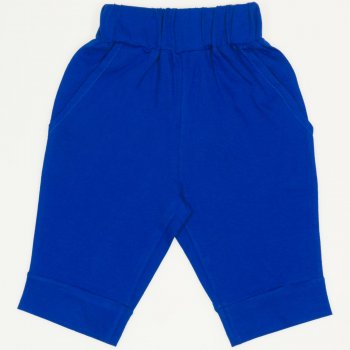 Pantaloni trei sferturi albaștri | liloo