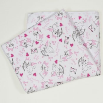 Double layer blanket with cats print | liloo