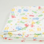 Double layer blanket with transport toys print | liloo