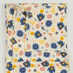 Double layer blanket with stars-rockets print | liloo