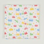 Single layer blanket with transport toys print | liloo