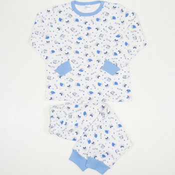 Long-sleeve thick pajamas with elephant print | liloo