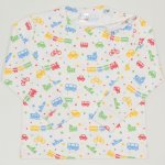 Long-sleeve thick pajamas with transport toys print | liloo