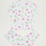 Long-sleeve thick pijamas with sleepy and happy print  | liloo