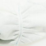 Salopeta (pijama) cu fermoar pentru bebelusi - bumbac organic aqua imprimeu model pinguini | liloo