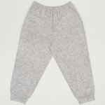 Gray melange long-sleeve thin pajamas uni | liloo