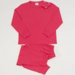 Pijamale primavara-toamna bumbac organic rosii | liloo