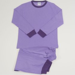 Purple long-sleeve thin pajamas uni