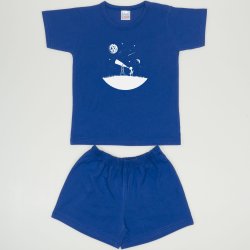 Short-sleeve thin pajamas for kids and babies