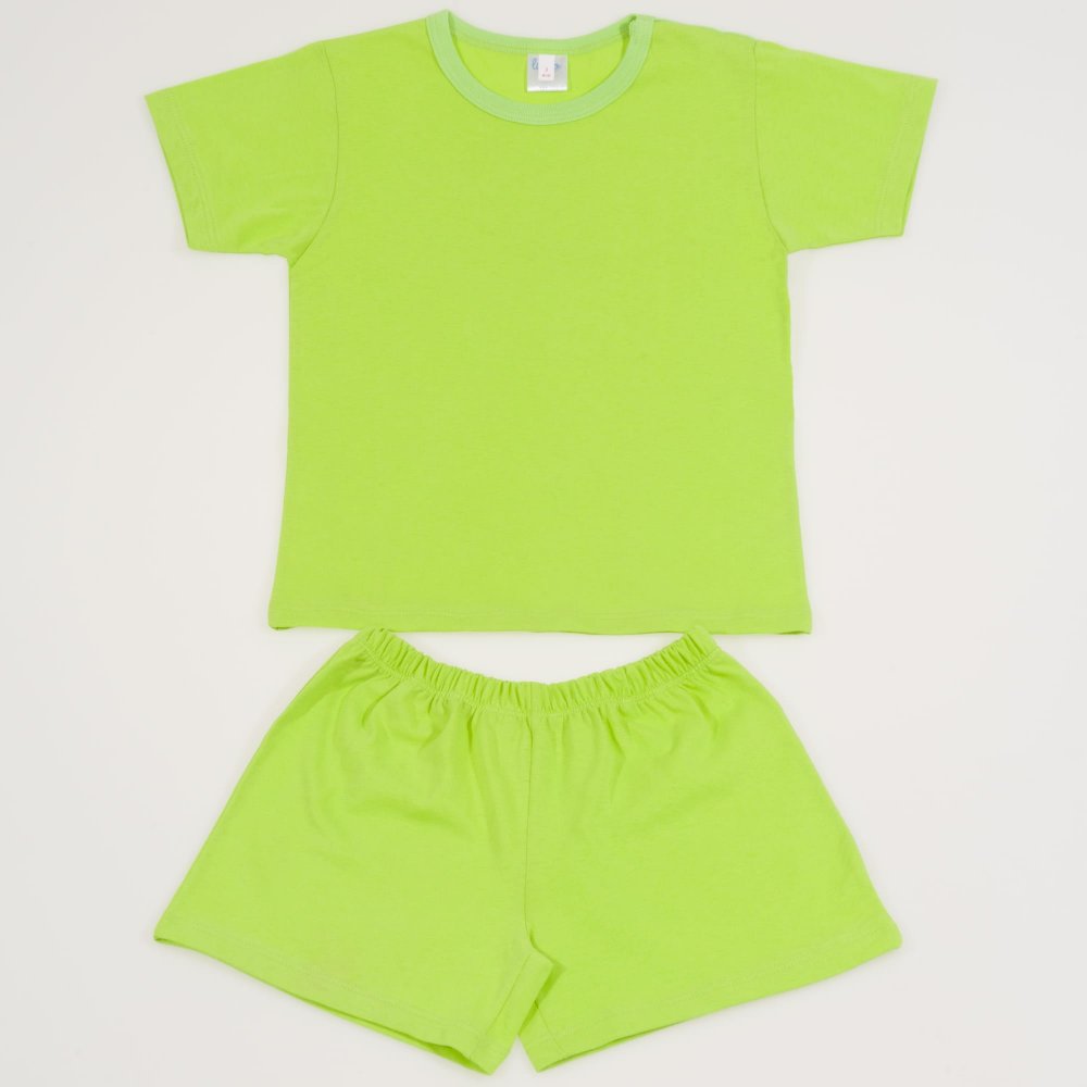 Green short-sleeve thin pajamas | liloo