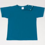 Dark blue-green short-sleeve thin pajamas uni | liloo