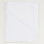 Small towel with organic cotton hood - white | liloo