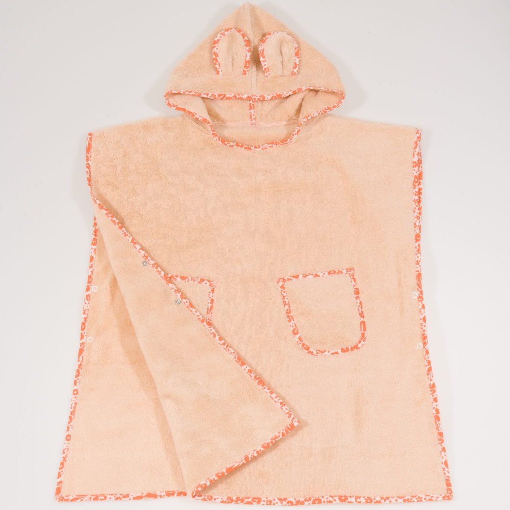 Children's beach poncho - salmone bellini | liloo