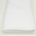 Large premium white hooded towel | liloo