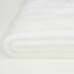 Large premium white hooded towel | liloo