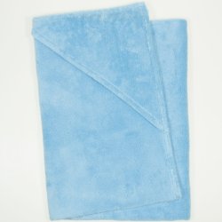 Large premium blue topaz hooded towel