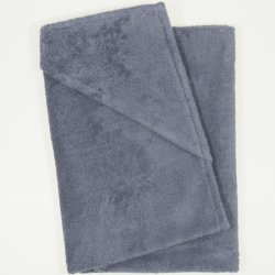 Dark gray hooded towel