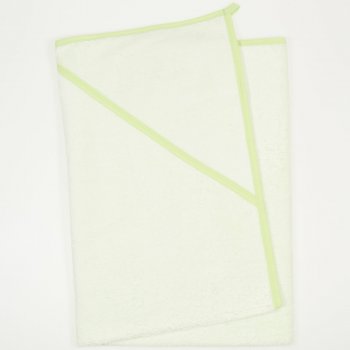 Large light green hooded towel | liloo