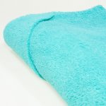 Dark green-turquoise hooded towel | liloo