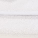 Small towel with organic cotton hood - premium white | liloo