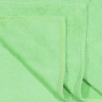 Green small towel with organic cotton hood | liloo