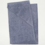 Dark gray hooded towel | liloo