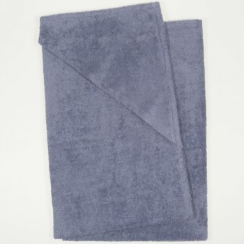 Dark gray hooded towel