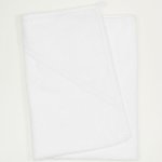 Small towel with organic cotton hood - fluffy white | liloo