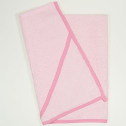 Pink hooded towel