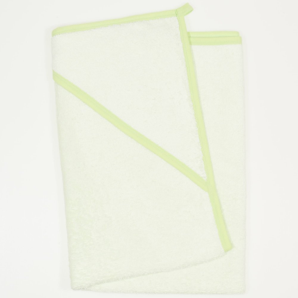 Light green hooded towel | liloo