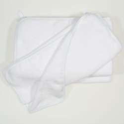 White towel super fluffy - set of 5 pieces