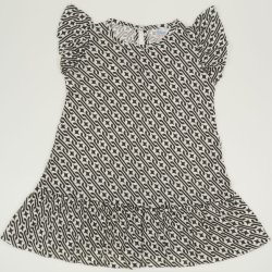 Black and white summer dress